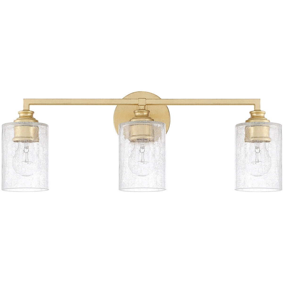 Capital Lighting 120531CG-422 Capital Gold 3-Light 9"T Bathroom Vanity Light