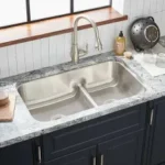 Mirabelle 34" Double Bowl Kitchen Sink stainless undermount