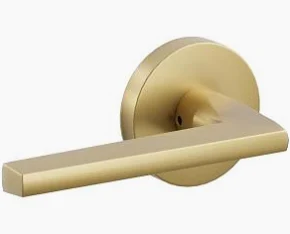 EMTEK Disk Rosette Dummy Pair w/ Matching Finish Hermes Lever - 6 Finishes - 505