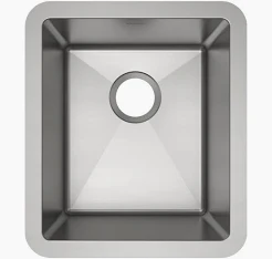 Elkay 16" Under-Mount Kitchen Sink. Chrome. EFU131610TC