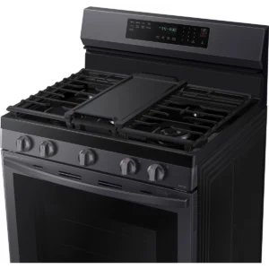 Samsung NX60A6711SG 30 Inch Freestanding Gas Smart Range with 5 Sealed Burners - Image 7