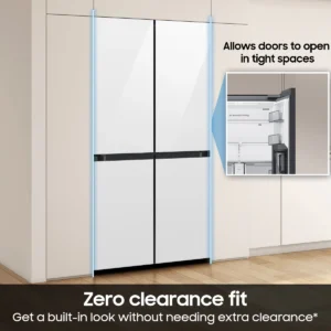 Samsung. Bespoke AI 4-Door French Door Zero Clearance Fit | Sphere Ice™ | 22 cu.ft. - Image 4